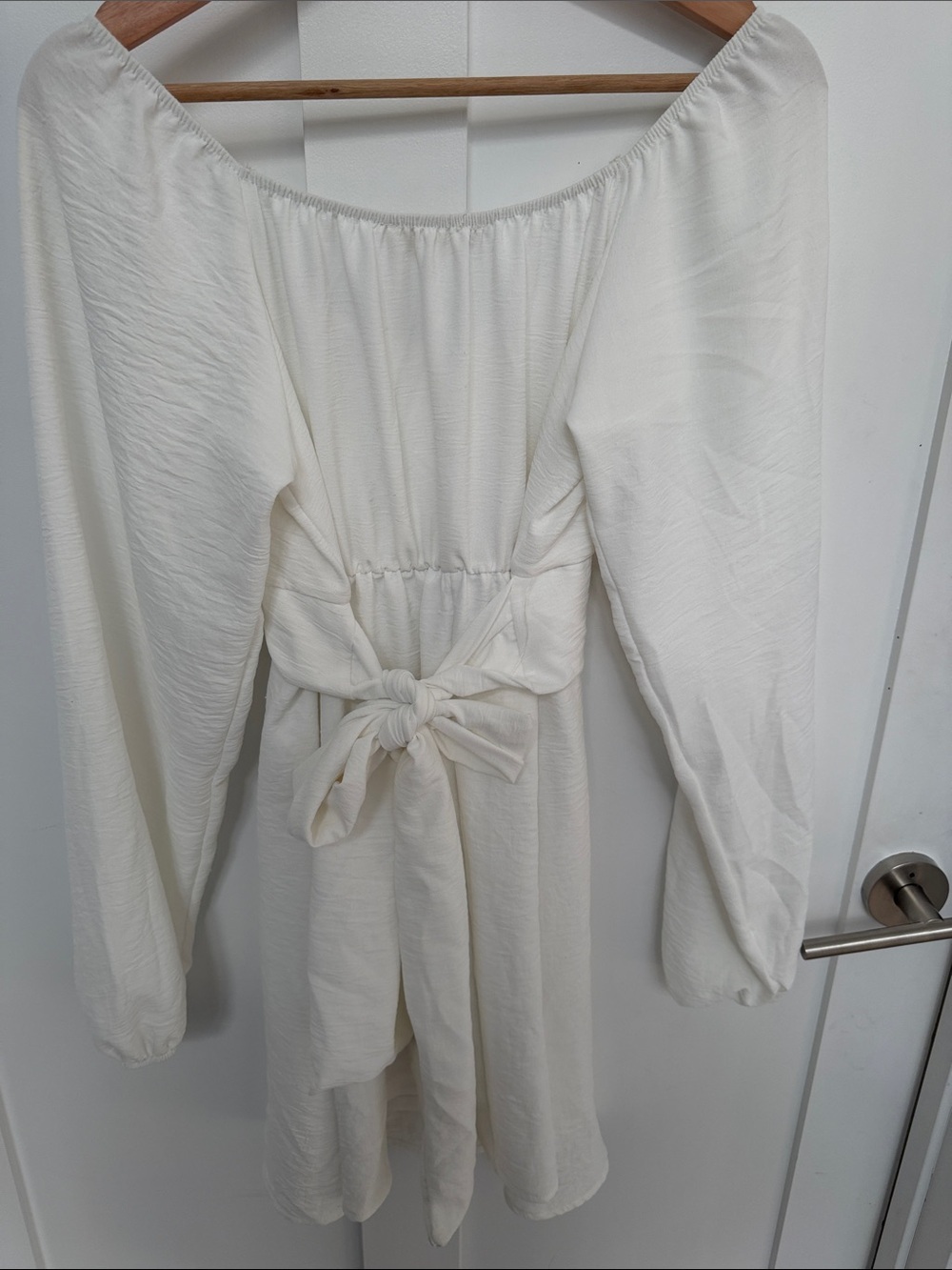 Altar'd State white Long Sleeve Midi Dress - Picture 4 of 4